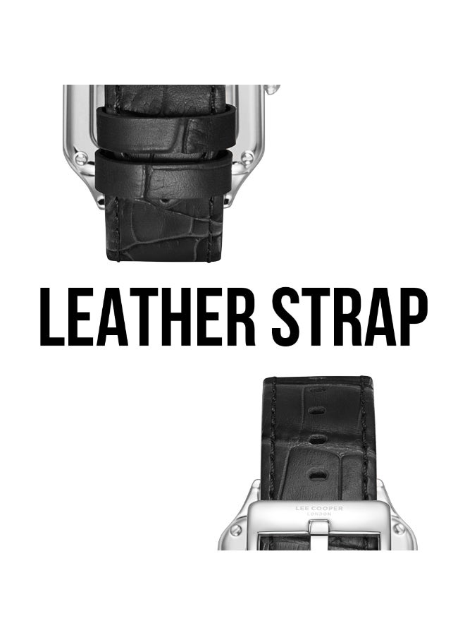 Lee Cooper ساعة يد جلدية للرجال LC08277.331 - 39X51 مم - Image 5